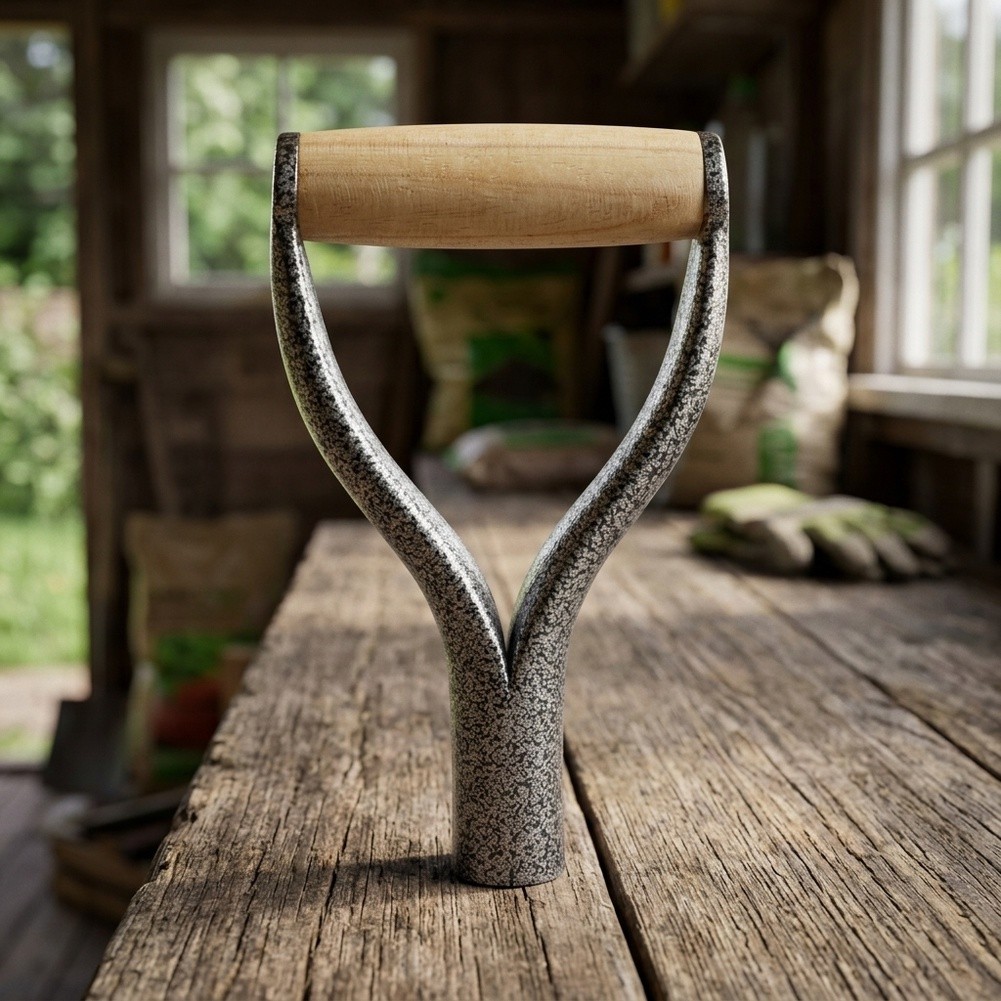 Spade Digging Fork - 1 sztuka, srebrny uchwyt w kształcie