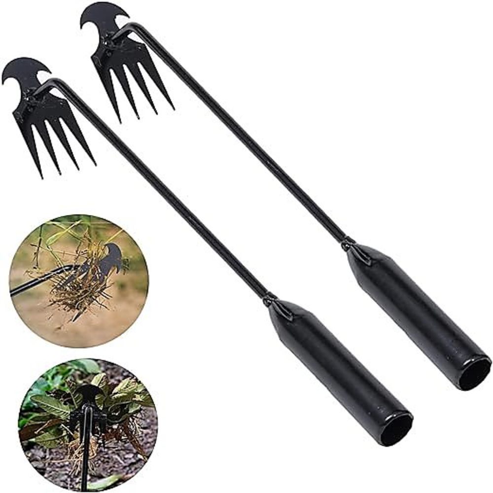 Gardening Tools Vegetables - 4 zęby - Wielofunkcyjna ręczna chwastownica