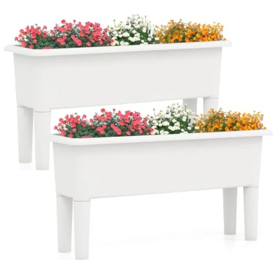 Self-Watering Planter - Zestaw 2 podwyższonych donic do ogrodu,