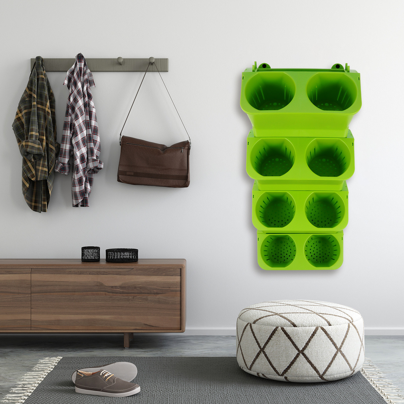 Zestaw 4 pionowych doniczek śc – Self-Watering Planter recenzja i cena
