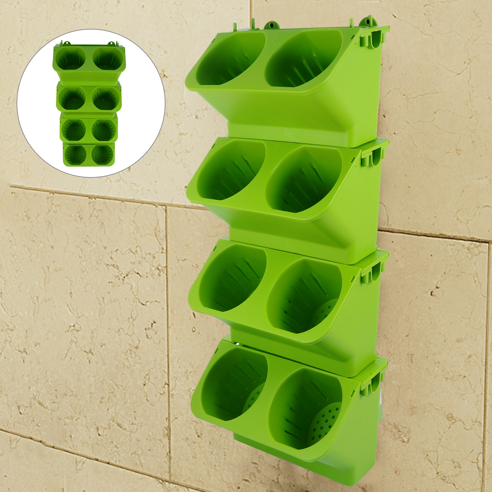 Zestaw 4 pionowych doniczek śc – Self-Watering Planter recenzja i cena