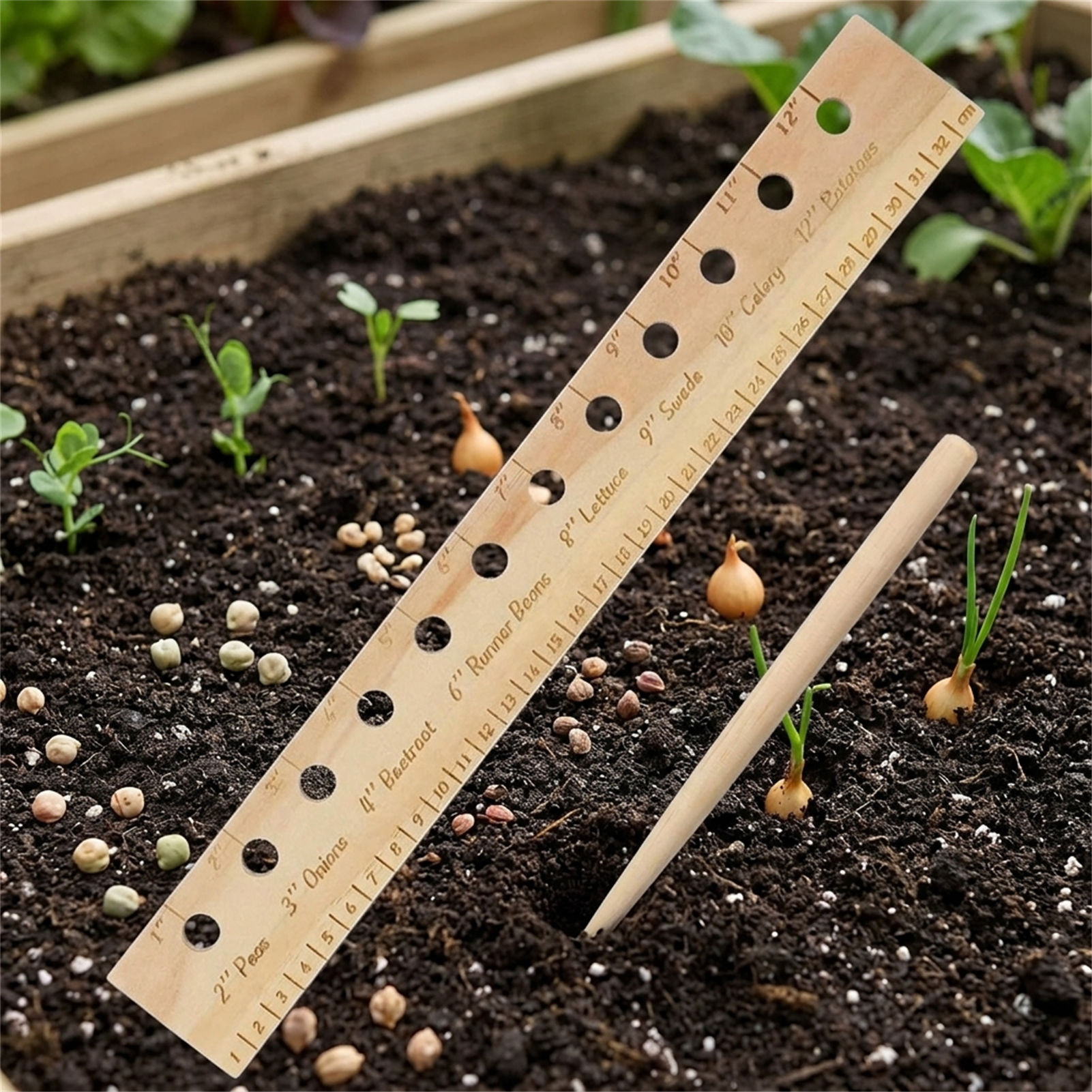Linijka do sadzenia z litego d – Gardening Tools Vegetables recenzja i cena