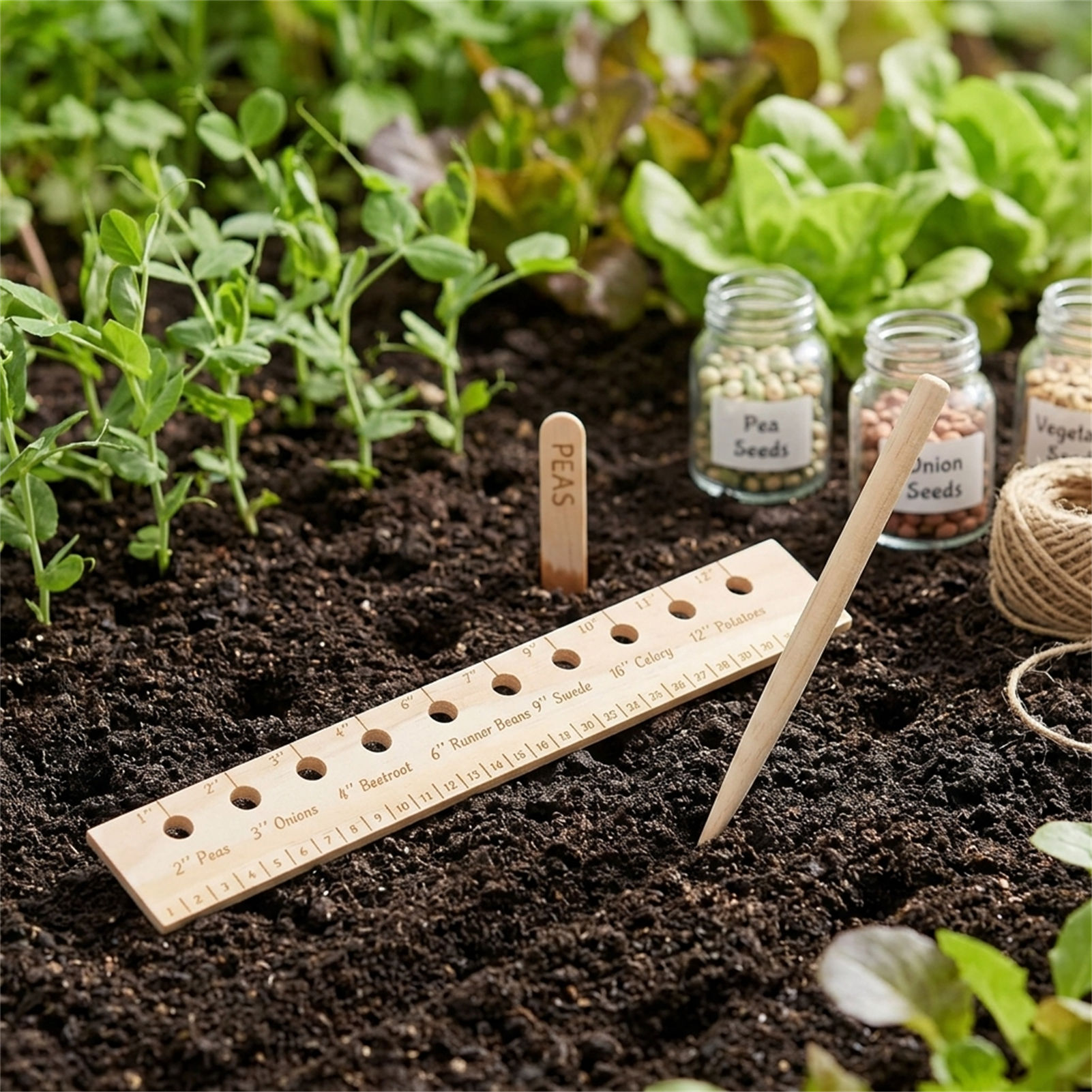Linijka do sadzenia z litego d – Gardening Tools Vegetables recenzja i cena