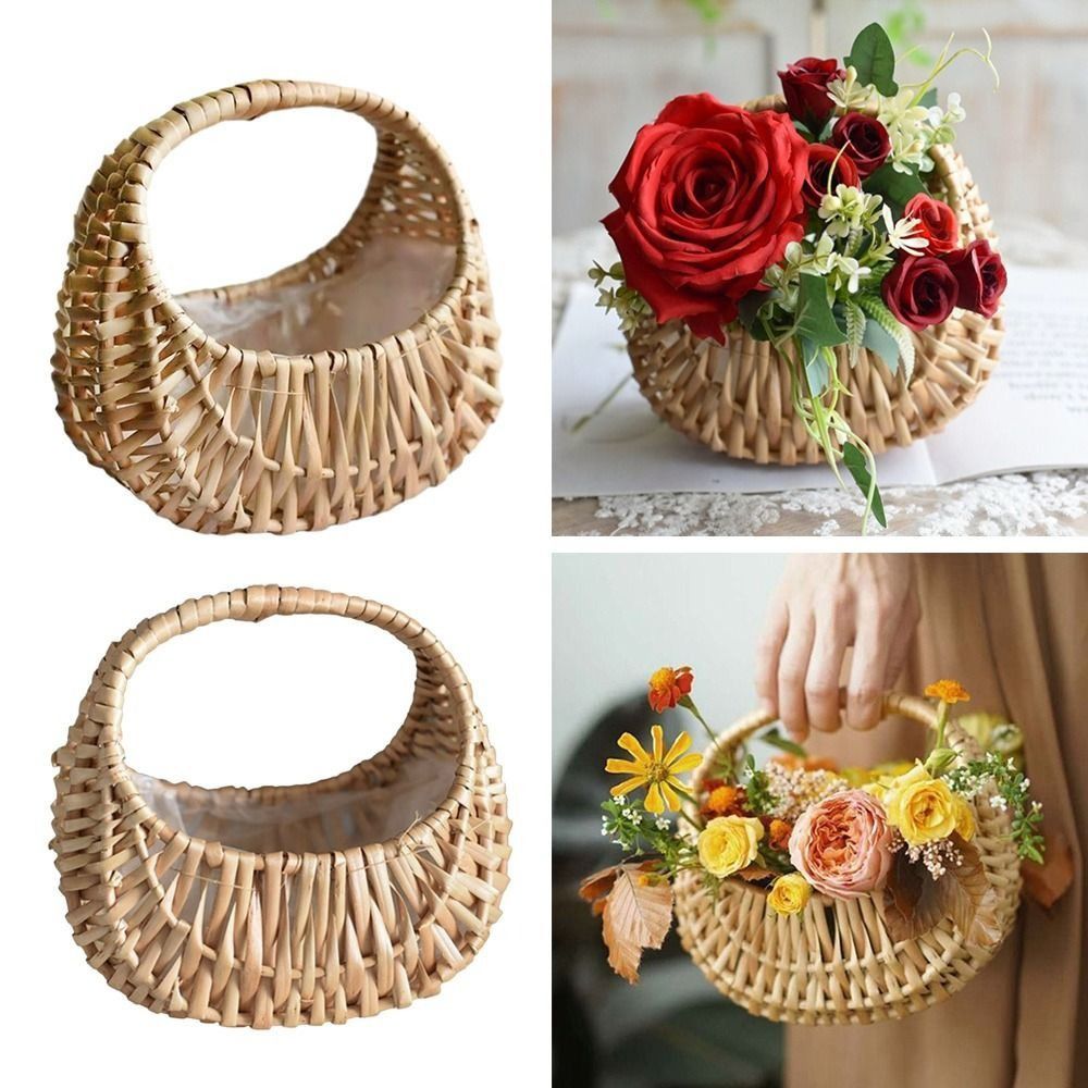Willow Rattan Flower Girl Bask – Gardening Tools Girls recenzja i cena